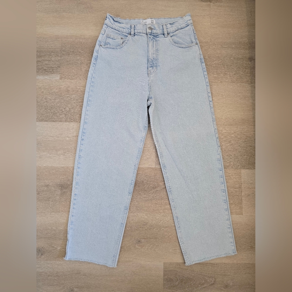 Ardene EightyTwo Denim Women’s Baggy Ample High Rise Jeans Light Wash Size 09
